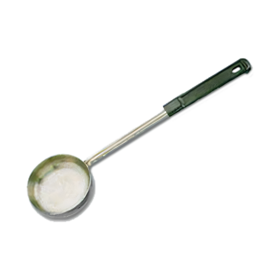 Product image #1 for American Metalcraft 6 oz Solid Stainless Steel Ladle-Style Portion Control Serving Spoon with Black Bakelite Handle