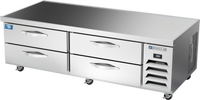 72-Inch Four-Drawer Cross Temp Chef Base Refrigerator/Freezer - Beverage-Air WTCTCS72HC