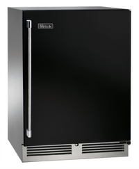 Perlick Quick Ship 24-Inch Undercounter Glass Chiller, 5.3 Cu. Ft., Solid Left-Hinged Door