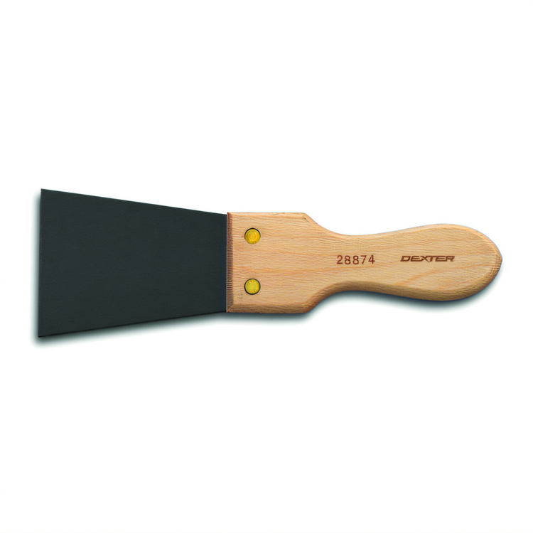 Product image #1 for Dexter-Russell Traditional 8-3/4-Inch High-Carbon Steel Trough Scraper with Beech Handle