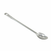 Winco 18-Inch One-Piece Heavy-Duty Slotted Stainless Steel Basting Spoon