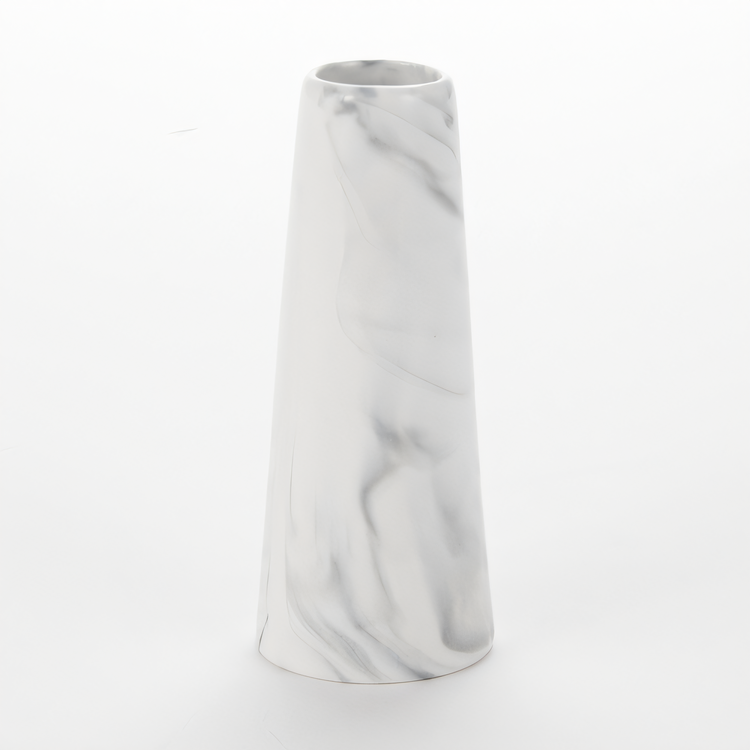 Product image #1 for American Metalcraft Marble Ceramic Tower Bud Vase