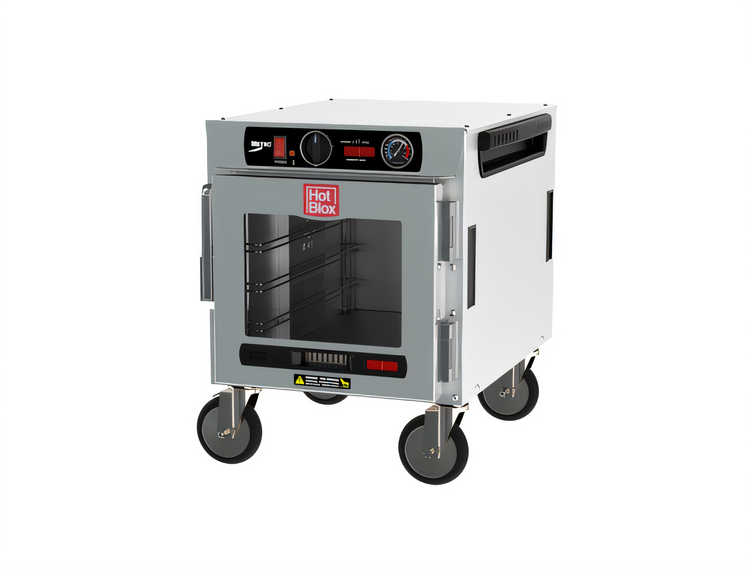 Product image #1 for Metro HotBlox Narrow 4-Pan Undercounter Insulated Holding Cabinet with Clear Door