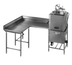 Thumbnail image #1 for Spec-Master Corner Clean Dishtable, 48-Inch Machine-to-Corner x 60-Inch Corner-to-End, 30-Inch Working Depth, 14/304 Stainless Steel