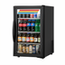 Thumbnail image #1 for True Countertop Glass Door Refrigerated Merchandiser, 1 Door, 3 Shelves, Black Exterior
