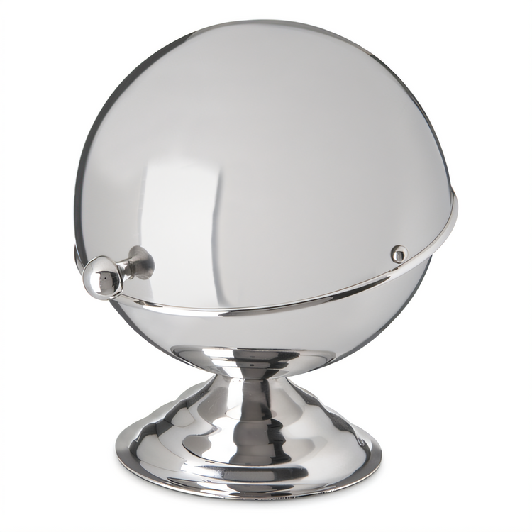 Product image #1 for Carlisle 10 oz. Round Stainless Steel Roll-Top Covered Dish
