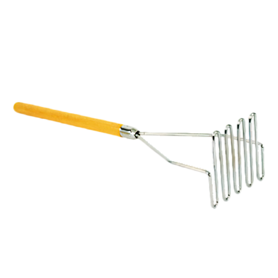 Product image #1 for 24-Inch Square Head Potato Masher with Hardwood Handle