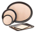 Thumbnail image #1 for Round Cork-Lined Laminated Serving Tray, 16-Inch Diameter, Brown
