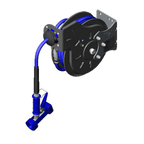 Thumbnail image #1 for T&S Brass B-7212-02 Open Epoxy-Coated Steel Retractable Hose Reel System with Rear Trigger Spray Valve, 3/8" x 15' Hose