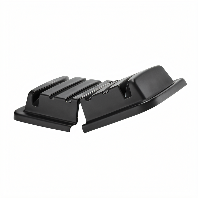 Product image #1 for Rubbermaid Commercial Products Domed Hinged Cube/Utility Truck Lid, Black