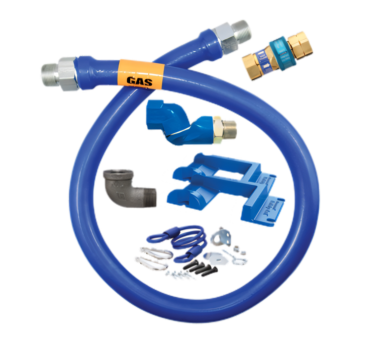 Product image #1 for Dormont Blue Hose 1/2-Inch ID x 48-Inch Moveable Gas Connector Hose Assembly