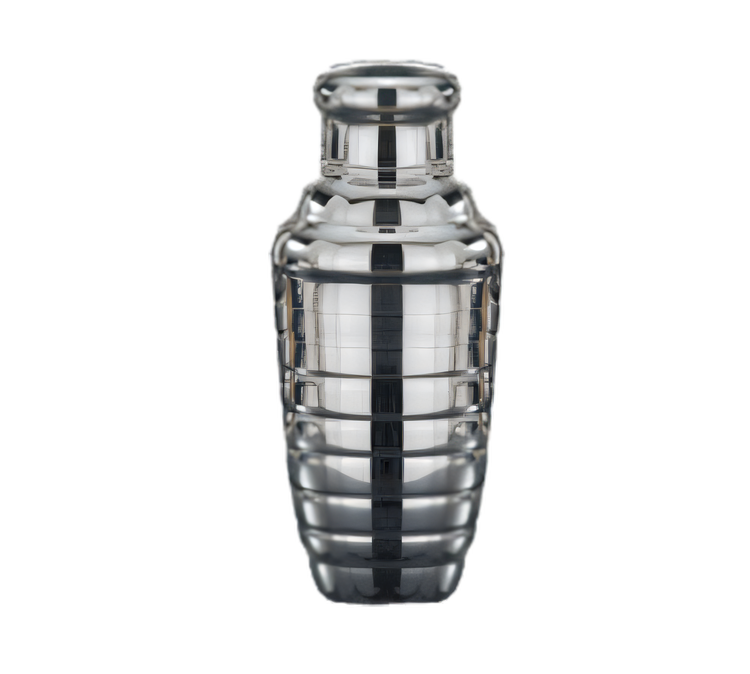 Product image #1 for American Metalcraft Beehive 16 oz 3-Piece Stainless Steel Cocktail Shaker with Strainer Top and Jigger Cap