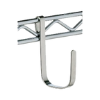 Thumbnail image #1 for Metro SmartWall HK25C Snap-On Hook, 3-1/2"H, Chrome, Style B, Large Multi-Purpose