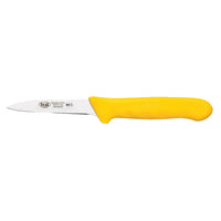 Winco Stäl 3-1/4 Inch Yellow Paring Knife, Stamped High-Carbon German Steel, 2-Pack
