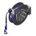 Thumbnail image #1 for T&S Brass Open Stainless Steel Retractable Hose Reel System with 3/8-Inch x 50-Foot Non-Marking Hose and Blue High-Flow Spray Valve