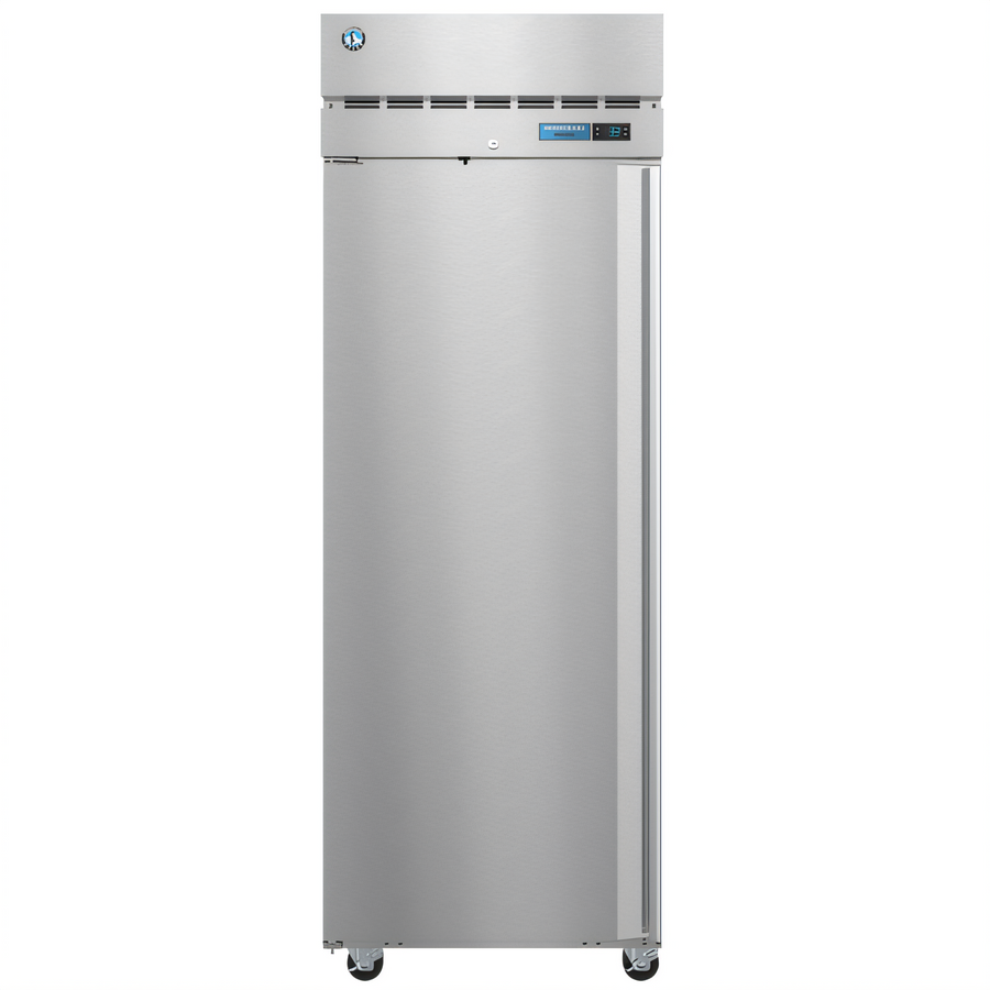 Product image #1 for Hoshizaki Steelheart Stainless Steel One-Section Reach-In Freezer, 23.1 Cu. Ft., Top-Mounted Self-Contained Refrigeration, Left-Hinged Solid Door