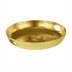 Thumbnail image #1 for American Metalcraft 16-Inch Round Hammered Aluminum Gold Beverage Tray