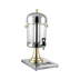 Thumbnail image #1 for CAC China 2.2 Gallon Beverage Dispenser with Mirror Finish Lid and Stand, Silver/Gold