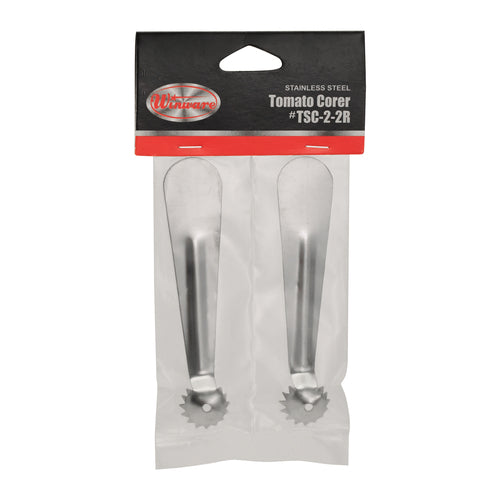 Product image #1 for Winco Stainless Steel Tomato Stem Corer, Carded 2-Pack
