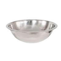 Crestware 3 Qt Extra Heavy Professional Stainless Steel Mixing Bowl, Satin Finish