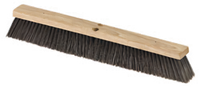 Flo-Pac® 24-Inch Hardwood Block Floor Sweep with Brown Medium Polypropylene Bristles and Heavy Center Bristles, Without Handle