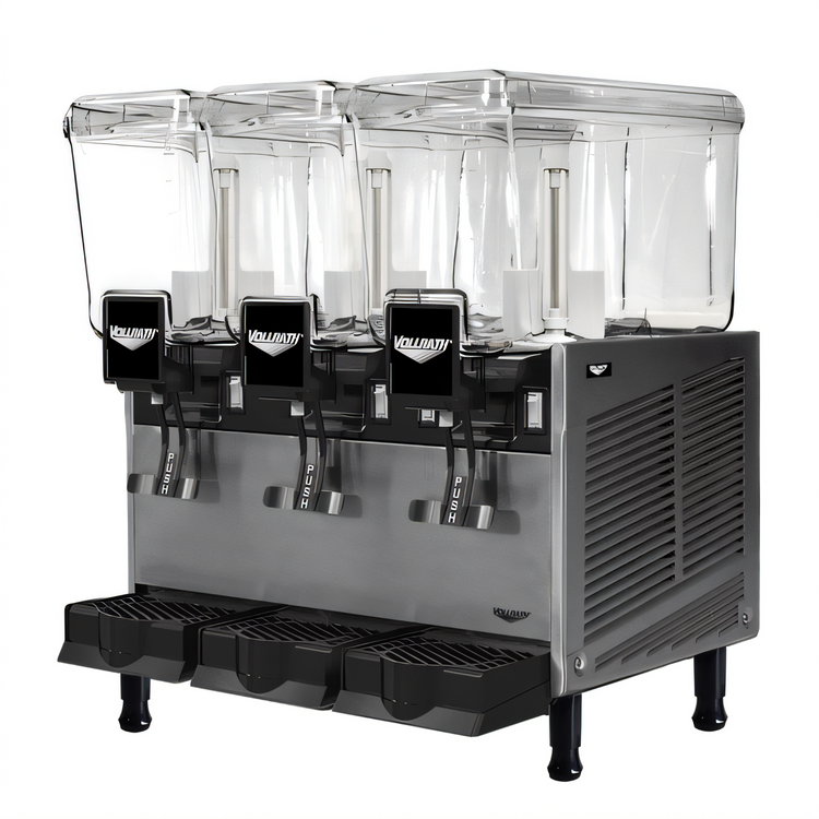 Product image #1 for Vollrath 3-Bowl Pre-Mix Refrigerated Beverage Dispenser with Stirring Paddle Circulation