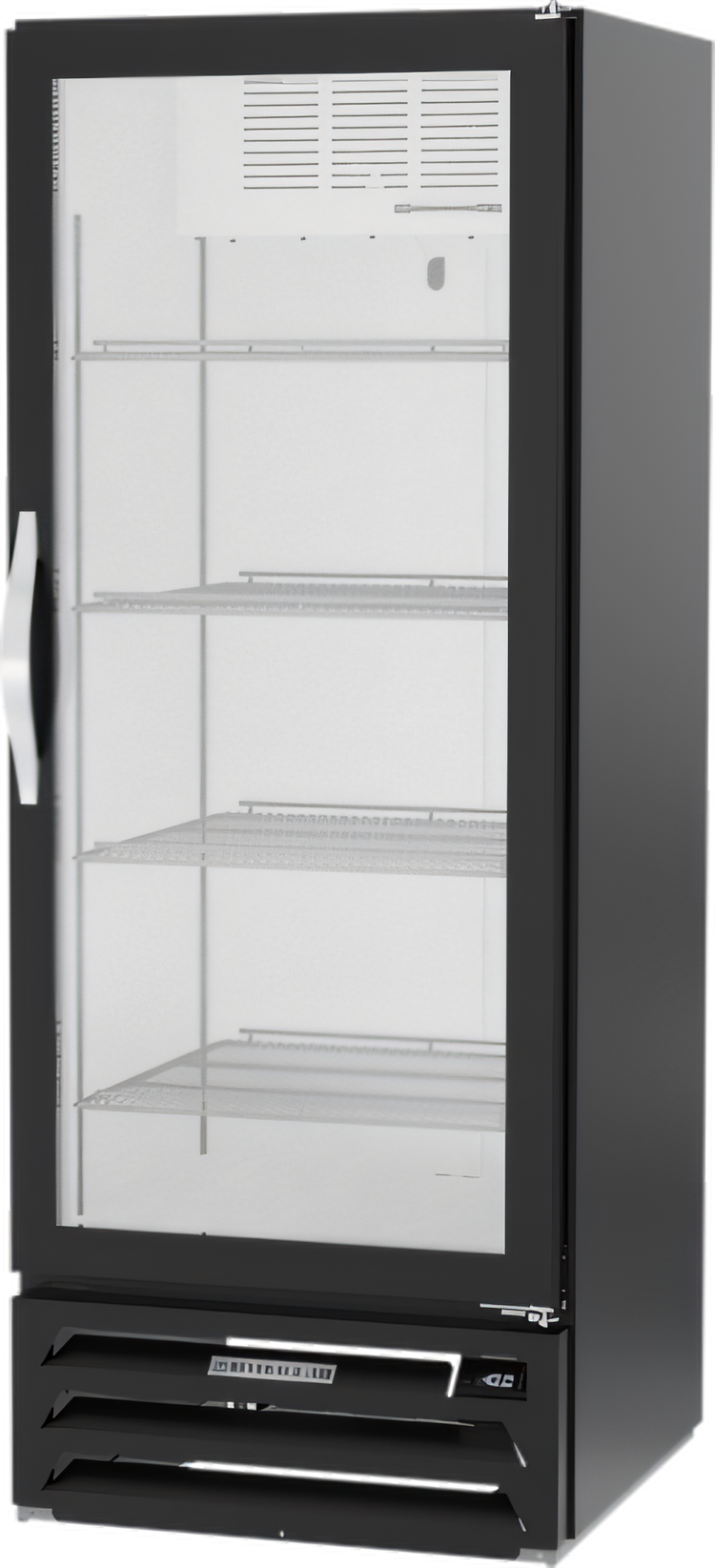 Product image #1 for Beverage-Air MarketMax™ One-Section Reach-In Glass Door Freezer Merchandiser, 11.9 Cu. Ft., Black