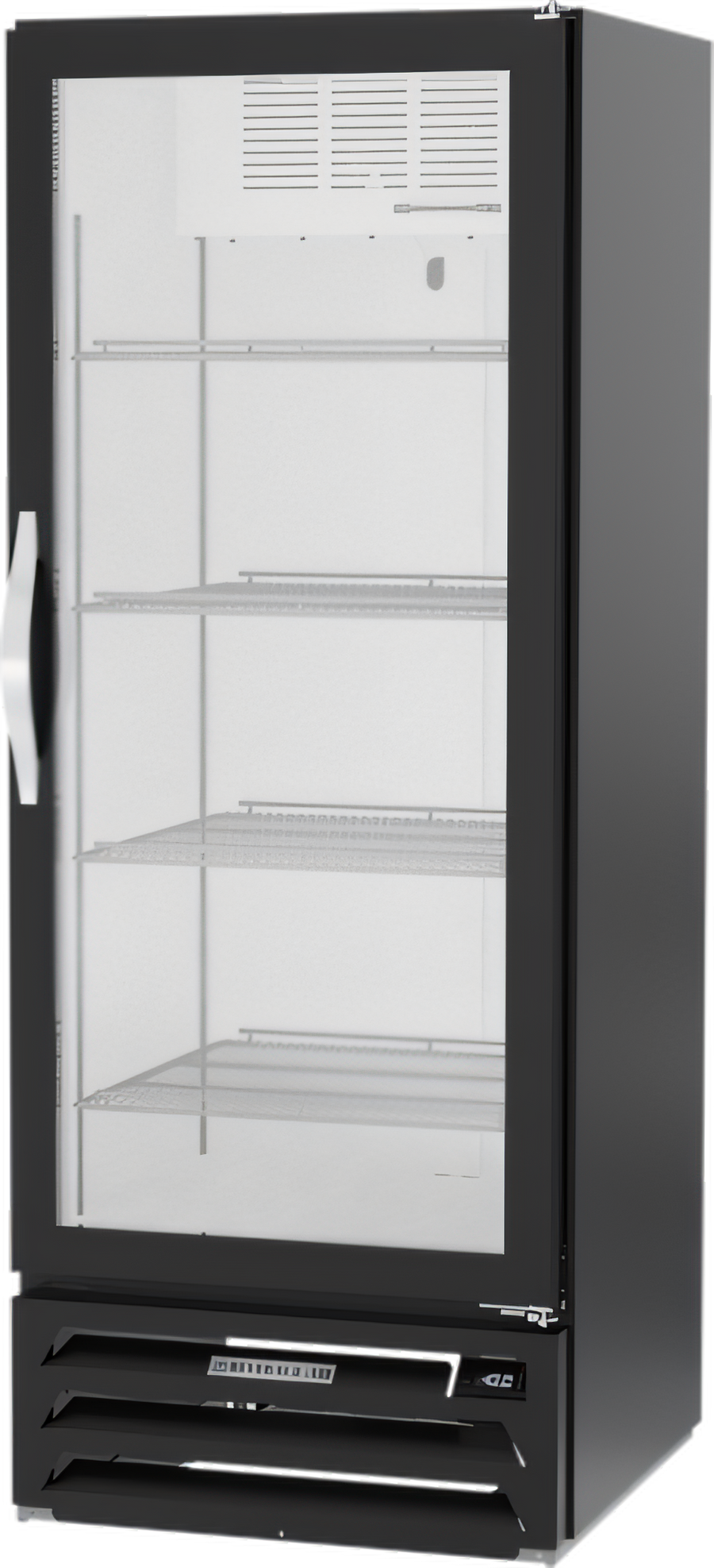 Product image #1 for Beverage-Air MarketMax™ One-Section Reach-In Glass Door Freezer Merchandiser, 11.9 Cu. Ft., Black