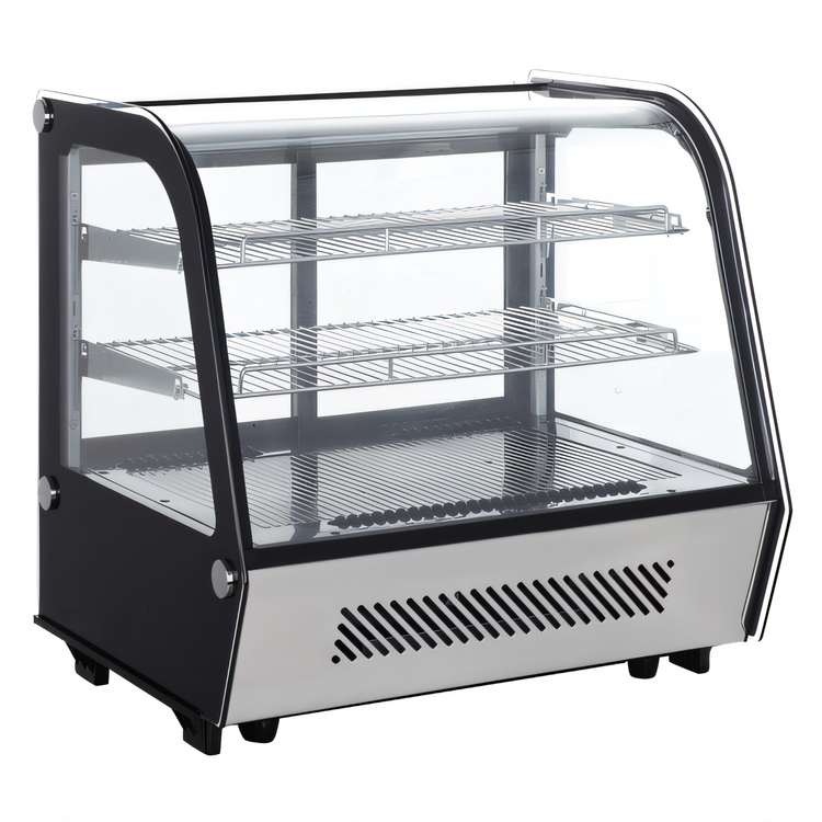 Product image #1 for Black Diamond 28-Inch Countertop Refrigerated Display Case, 4.2 Cu. Ft., Bottom-Mount Self-Contained