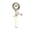 Thumbnail image #1 for American Metalcraft #10 Stainless Steel Thumb Disher Portion Scoop with Ivory Handle