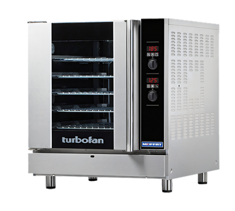 Product image #1 for Moffat Turbofan G32D5 Full-Size Gas Single-Deck Convection Oven with Glass Door, Digital Controls, and 5 Sheet Pan Capacity