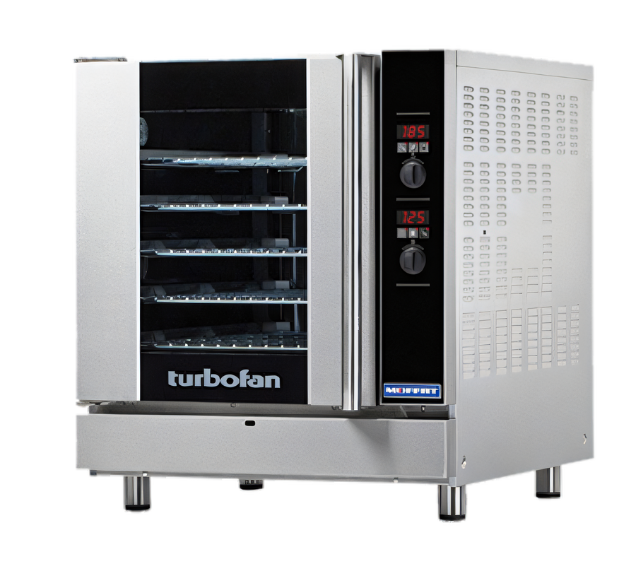 Product image #1 for Moffat Turbofan G32D5 Full-Size Gas Single-Deck Convection Oven with Glass Door, Digital Controls, and 5 Sheet Pan Capacity