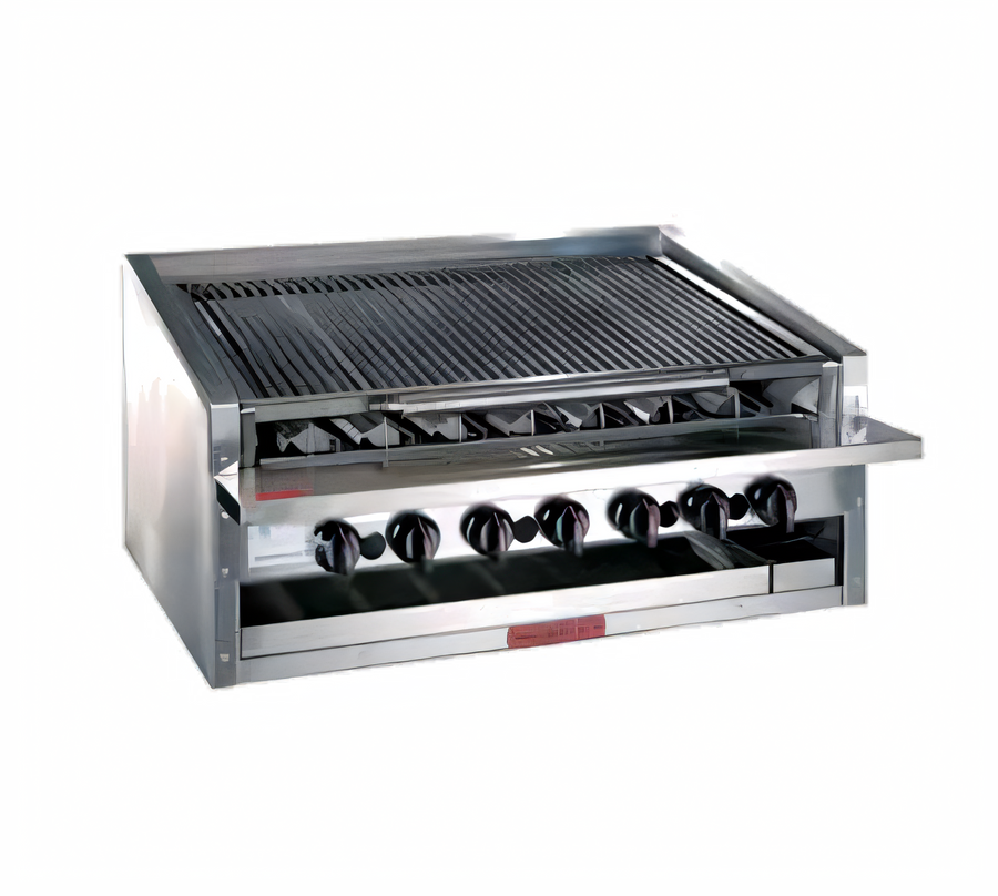 Product image #1 for MagiKitch'n 60-Inch Low Profile Gas Radiant Charbroiler, 195,000 BTU