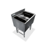 Thumbnail image #1 for Steel Works Stainless 48-Inch x 18-Inch Underbar Ice Chest, 130 lb. Capacity
