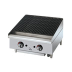 Thumbnail image #1 for Star (Middleby) Star-Max 6124RCBF 24-Inch Radiant Gas Countertop Charbroiler, Manual Controls, 80,000 BTU, Natural Gas