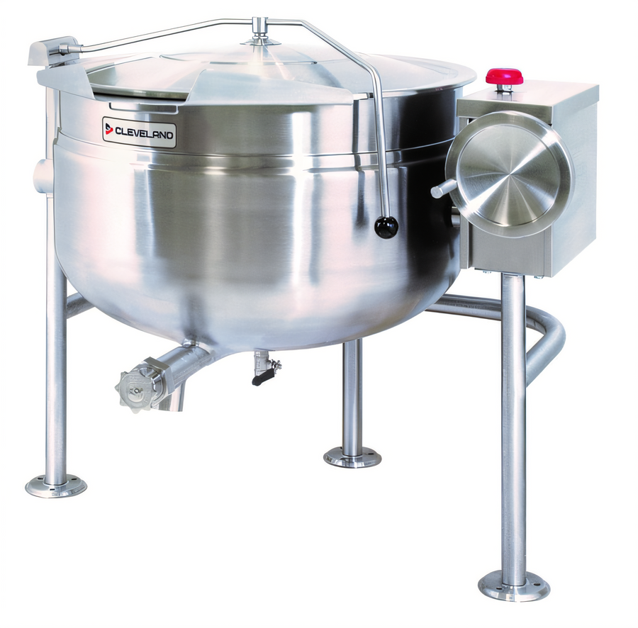 Product image #1 for Cleveland Range Short Series 80-Gallon Direct Steam Tilting Steam Jacketed Kettle