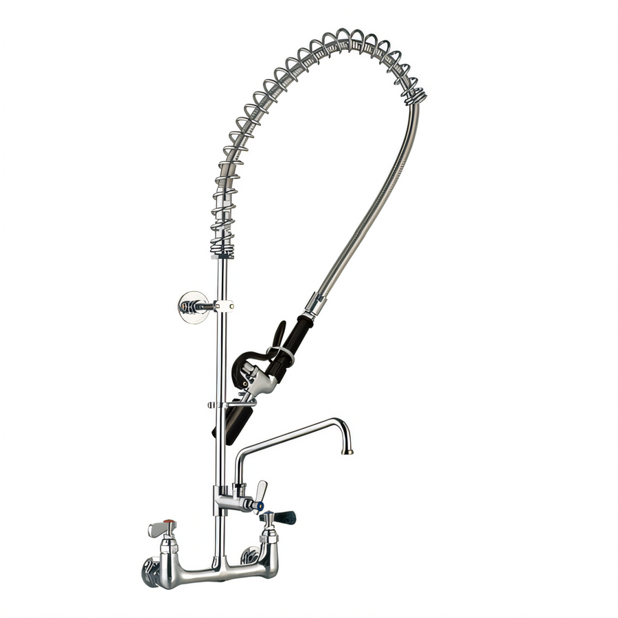 Product image #1 for Tap® Pre-Rinse Add-On Faucet with 12-Inch Swing Spout, 8-Inch Centers, Wall Mount