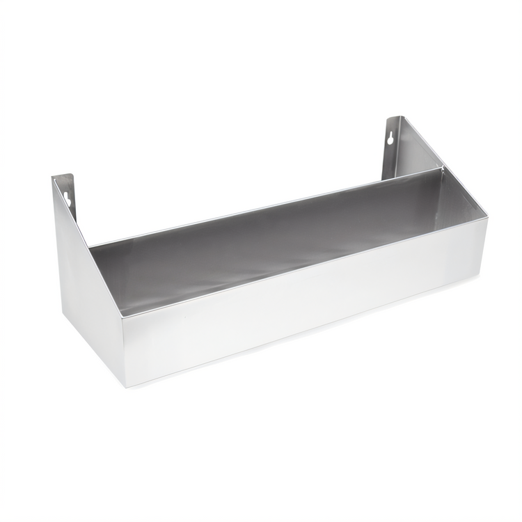 Product image #1 for John Boos 42-Inch Single-Tier Underbar Speed Rail, Keyhole Mount, Type 300 Stainless Steel