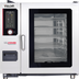 Thumbnail image #1 for Vulcan CHEF'SCOMBI 102E-GRB-L 208V 10-Level Full-Size Electric Steam Generator Combi Oven, Left-Hinge, Bottom Oven Stacked Configuration