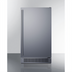 Thumbnail image #1 for Summit Commercial 18-Inch Built-In/Freestanding Clear Cube Ice Maker, 60 Lb Daily Production, Stainless Steel