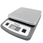 Thumbnail image #1 for CFS Brands Escali SCDG2LP Low-Profile Digital Portion Control Scale, Square Stainless Steel Platform, 2 lb x 0.05 oz / 1 kg x 0.5 g
