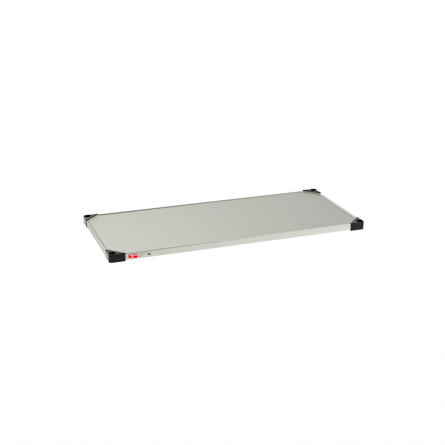 Product image #1 for Metro Super Erecta 48" W x 21" D Flat Solid Stainless Steel Shelf with Raised Ship's Edge