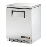 True 24-Inch 1-Section Undercounter Solid Door Refrigerator with Self-Contained R290 Refrigeration