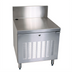 Thumbnail image #1 for CHOICE Open Front POS Work Center Cabinet Base, 18 x 24 Inch, Stainless Steel