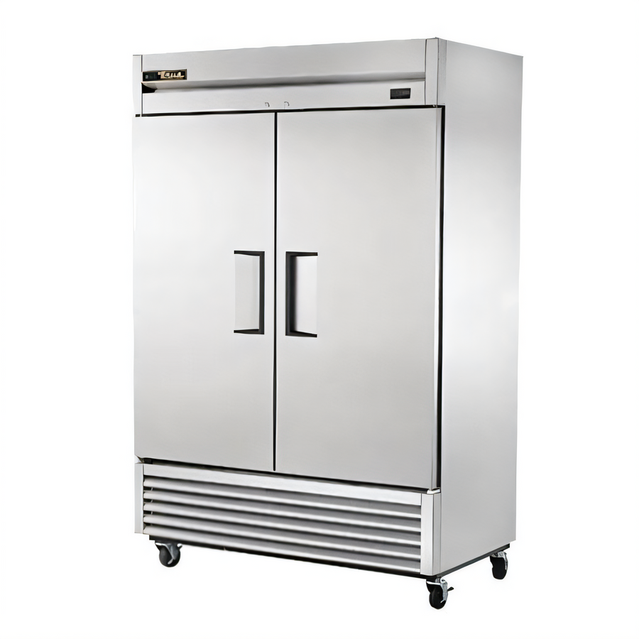 Product image #1 for True TS-49F-HC Two-Section Reach-In Freezer with Stainless Steel Solid Swing Doors and Bottom-Mounted Self-Contained Refrigeration