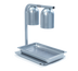 Thumbnail image #1 for Freestanding Two-Bulb Infrared Bulb Warmer with Pan and Screen Set