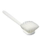 Thumbnail image #1 for CFS Brands Flo-Pac® 36620L00 20-Inch Utility Scrub Brush, Pistol Grip, 2-Inch Nylon Bristles, White Plastic Case of 12