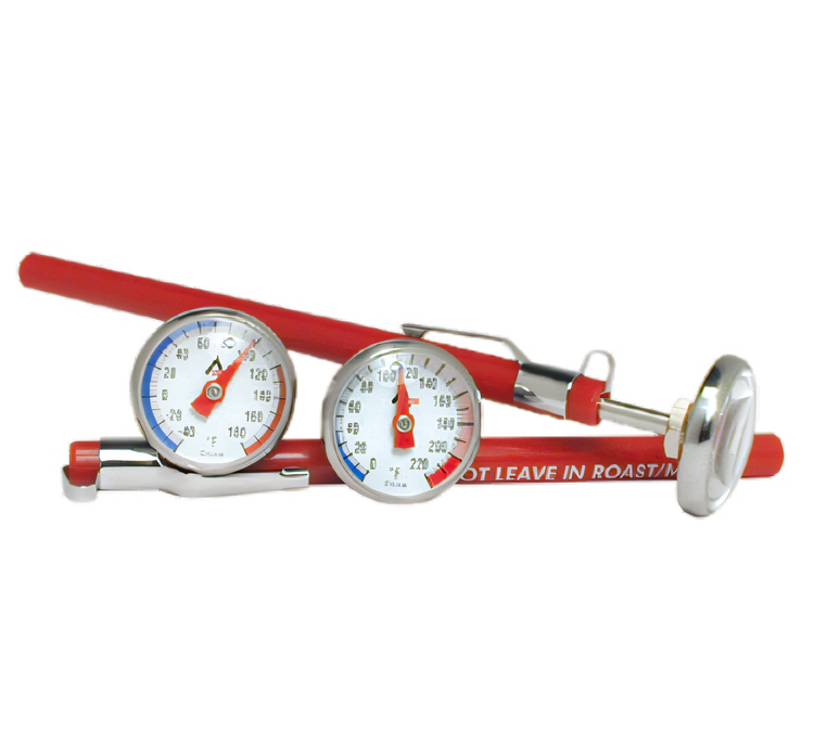 Product image #1 for Admiral Craft Dial Pocket Thermometer, 50°F to 550°F, 1-Inch Dial, 5-1/2-Inch Stainless Steel Stem