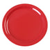 Thumbnail image #1 for Kingline 9-Inch Red Narrow Rim Melamine Dinner Plate