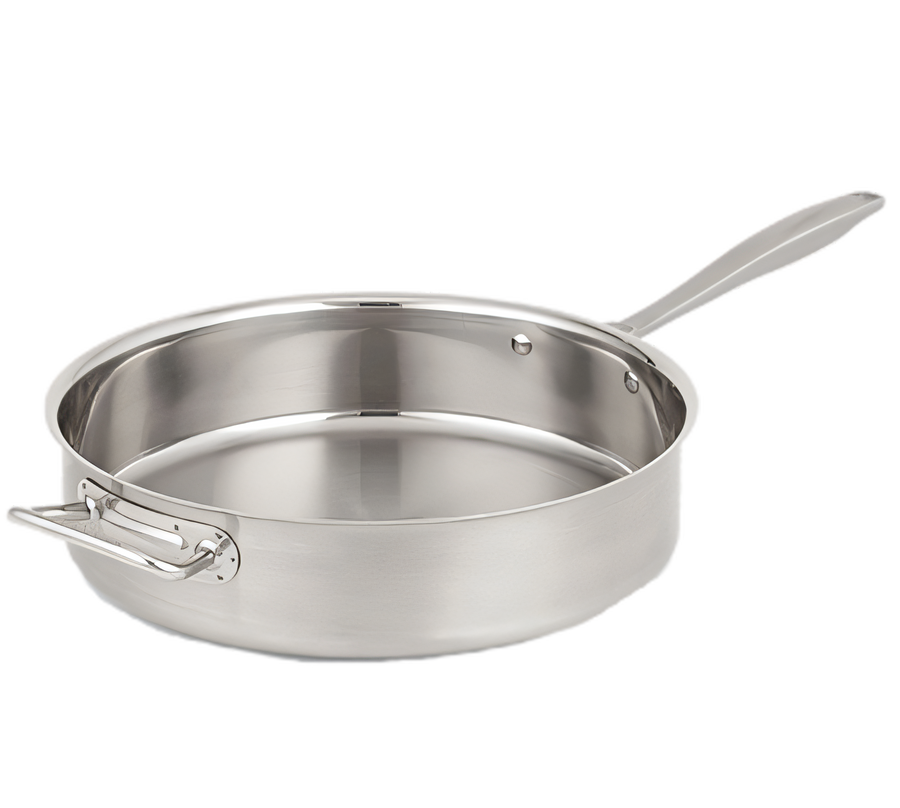 Product image #1 for Vollrath Intrigue 9.5 Qt Stainless Steel Sauté Pan, 14 1/16-Inch, Induction Ready